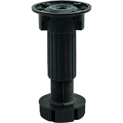 Опора кухонная пласт. h100 трехсоставная, черный (1 упак. = 280 шт.) - фото 1