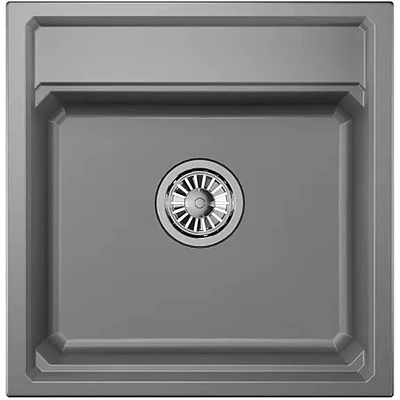 Мойка кварц, прямоугольная, KS-5002, 500*510мм, алюминиум, на столешницу, Granula - фото 3