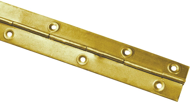 Петля карточная 30*788мм желтый цинк Тифлос - фото 1