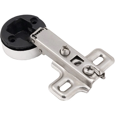 Петля д/стекла накладная с пружиной h0 slide-on AKS (круглая заглушка хром) (упак. = 2 компл) - фото 1