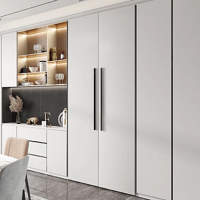 Комплект фурнитуры левый для шкафной сдвижной двери Pocket door left - фото 2