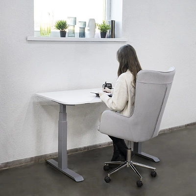 Подстолье FUTURO II h625-1275 с регулировкой высоты, серый REJS - фото 4