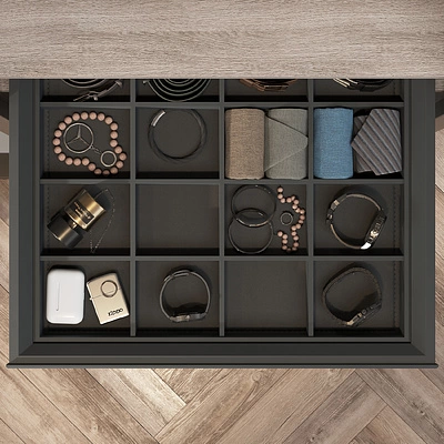 Выдвижная полка-органайзер 600 BRUNO для аксессуаров, графит PRIME by AKS - фото 4