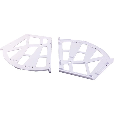 Крепление в шкаф для обуви трехрядное, белый РП - фото 1