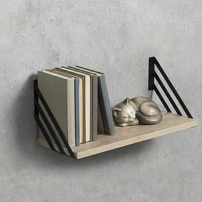 Полкодержатель мет. GRATE 200*200*2.3 черный (1 упак. = 2 шт.) AKS - фото 6