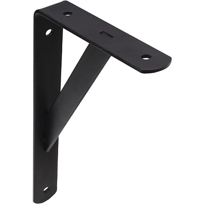 Полкодержатель мет. LINE 300*200*30*4, черный AKS - фото 3