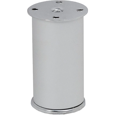 Опора меб. алюм. D-867 h100 мат.хром AKS - фото 1