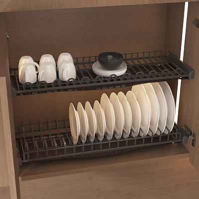 Сушка для посуды 600 FOCUS, графит PRIME by AKS - фото 5