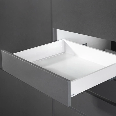 Система ящиков Slimbox Evolution L-300 H=84 белый PUSH TO OPEN ДСП16мм - фото 5