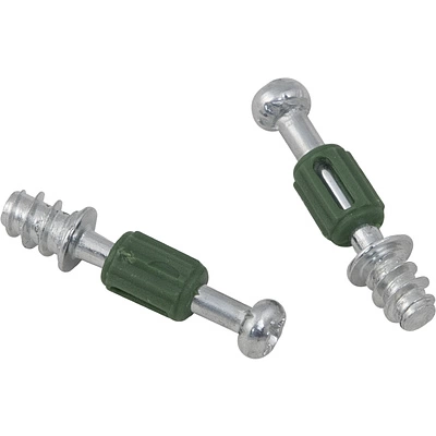 Шток эксцентрика 7*24/6*8,1 с пластиковой зеленой муфтой (уп/10шт) AKS - фото 1