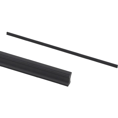 Ручка меб. скоба алюм. SERENE 1152/1200 черный матовый, AKS - фото 1