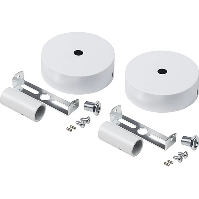 Заглушки (крепления) к светодиодной веревке, d20, тип 2 (1 компл = 2шт.), белый, AKS - фото 3