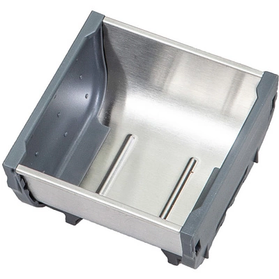 Лоток L-88 для металлический Organizer нержавеющая сталь (88*88*60) AKS - фото 1