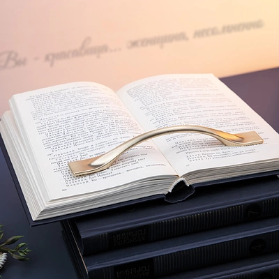 Ручка меб. скоба мет. GRACE 128 брашированное золото, AKS - фото 5