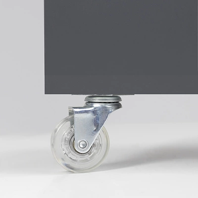 Колесо меб. SHIFT d50 h67 с площадкой, прозрачный AKS - фото 4