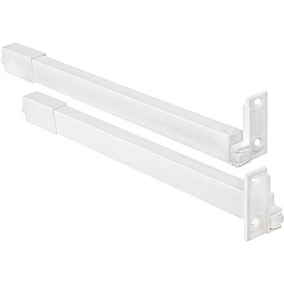 Рейлинг прямоугольный продольный Slimbox AKS L-500 белый - фото 1