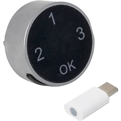 Замок мебельный, электронный, кодовый, 103, D41mm, PRIME by AKS - фото 1