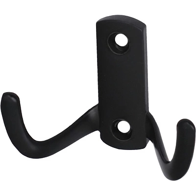Крючок меб. двухрожковый мет. WP13 черный GRIDLI - фото 3