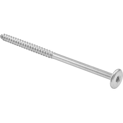 Шуруп для дерева 6,3*110 белый цинк (уп/ 1 тыс.шт), AKS - фото 1