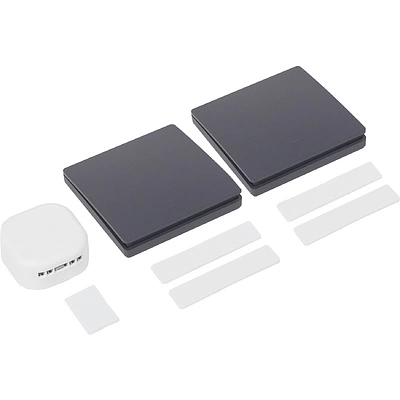 Выключатель кинетический, с реле, проходной, 1 клавиша, графит, AKS - фото 3