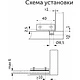 Петля д/стекла штыревая ZS90 хром LEBA - фото 4