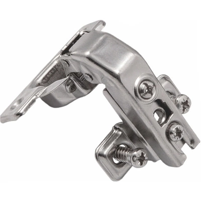 Петля под фальшпанель 90° с пружиной 45мм h6 slide-on AKS (еврошурупы) короткое плечо - фото 1