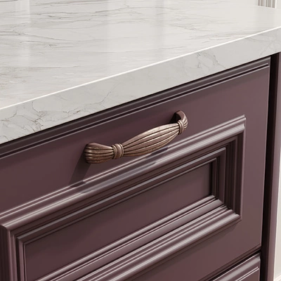 Ручка меб. скоба мет. MAGIA 128 матовая античная латунь AKS - фото 8