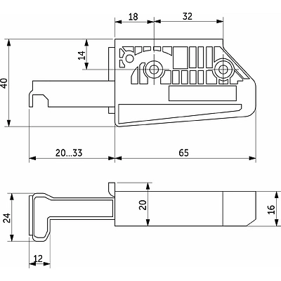 Навес кухонный регулируемый ABS правый РФ - фото 2