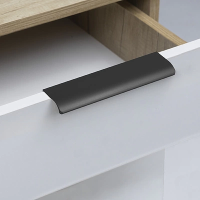 Ручка меб. накладная алюм. MONBLAN 128/150 черный матовый, AKS - фото 5