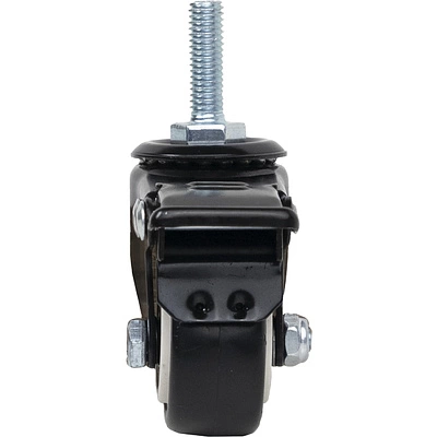 Колесо меб. DIAMOND d40 h60 с винтом М8 с торм., черный AKS - фото 4