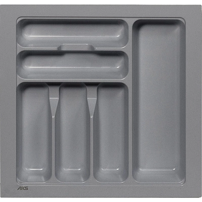 Лоток для столовых приборов 500 BASIC 435*430, серый AKS - фото 1