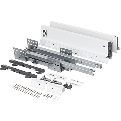 Система ящиков Slimbox Evolution L-300 H=84 белый PUSH TO OPEN ДСП16мм - фото 4