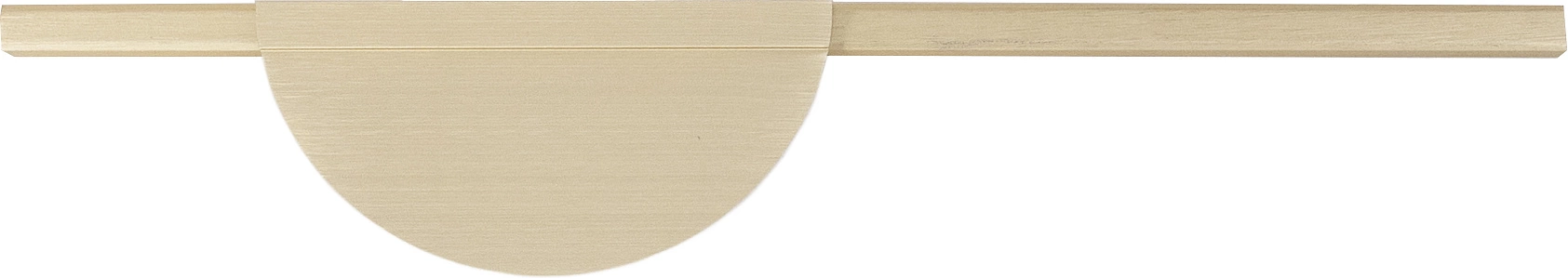 Ручка меб. скоба алюм. FORTUNA 256/300 брашированное золото, AKS - фото 3