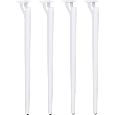 Опора меб. BOND h720, белый муар (1 упак. = 4 шт.) AKS - фото 1