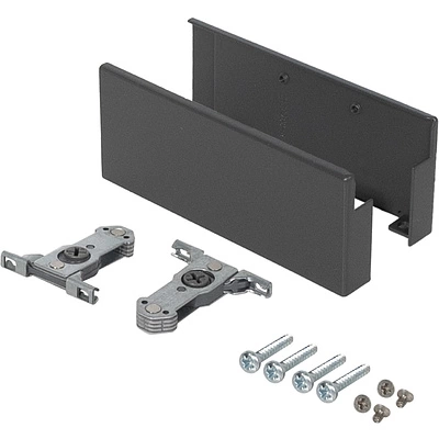 Держатель передней стенки внутреннего ящика H=84 Slimbox Evolution графит - фото 1