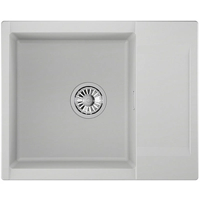 Мойка кварцевая, прямоугольная, GR-6202 Estetica, 620*500мм, базальт, Granula - фото 3