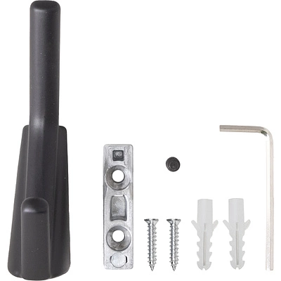 Крючок меб. двухрожковый мет. SENT черный матовый AKS - фото 6