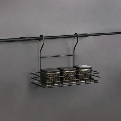 Корзина на трубу d16 одинарная мини CWJ102M черный AKS - фото 5