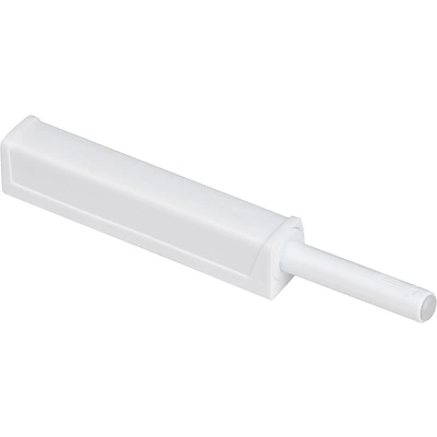 Механизм push-to-open наконечник резиновый накладной/врезной белый AKS усиленный - фото 3