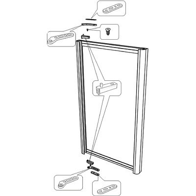 Петли SENATOR к распашной двери BY - фото 2