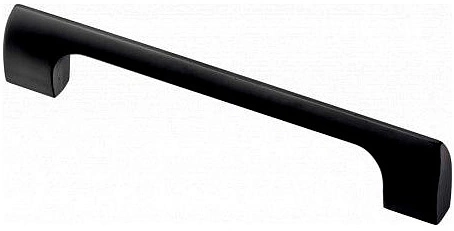 Ручка меб. скоба мет. UZ814 128 черная AKS - фото 1