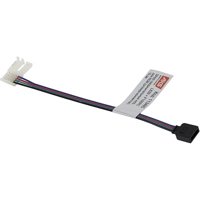 Шнур соединительный для светодиодных лент RGB шириной 10мм (коннектор - лента), 15 см, AKS - фото 1