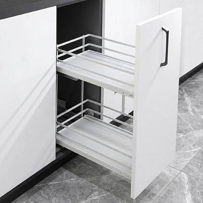 Выдвижная корзина-карго 300 FOCUS, белый PRIME by AKS - фото 3