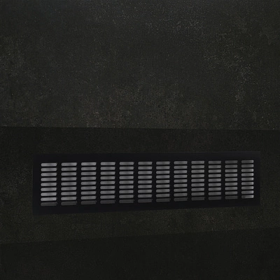 Решетка вентиляционная 480х80мм черная алюминий AKS - фото 3