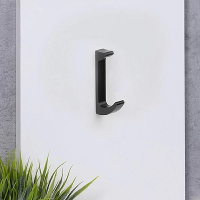 Крючок меб. однорожковый мет. AK026 черный РФ - фото 5