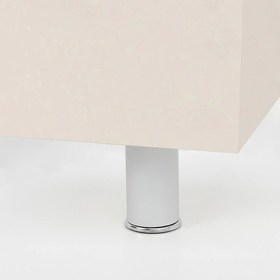 Опора меб. алюм. D-867 h100 мат.хром AKS - фото 3