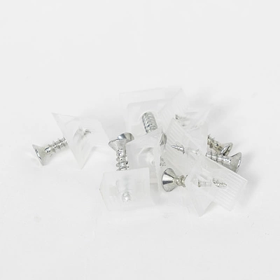 Фиксатор задней стенки ДВП с шурупом 3,5*16, прозрачный (уп/1 тыс.шт) AKS - фото 3