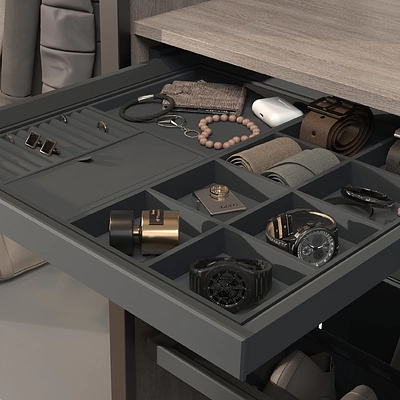 Выдвижная полка-органайзер 600 BRUNO для аксессуаров, графит PRIME by AKS - фото 3