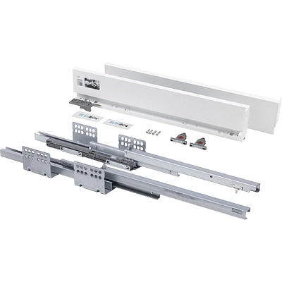 Система ящиков Slimbox L-400 H=90 с доводчиком ДСП16мм белый - фото 3