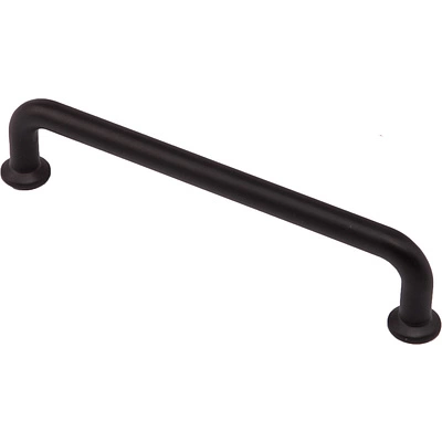 Ручка меб. скоба мет. LOFT 128 матовый черный, AKS - фото 1